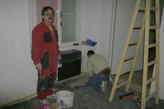 Podlahářské práce při stěhování prosinec 2007